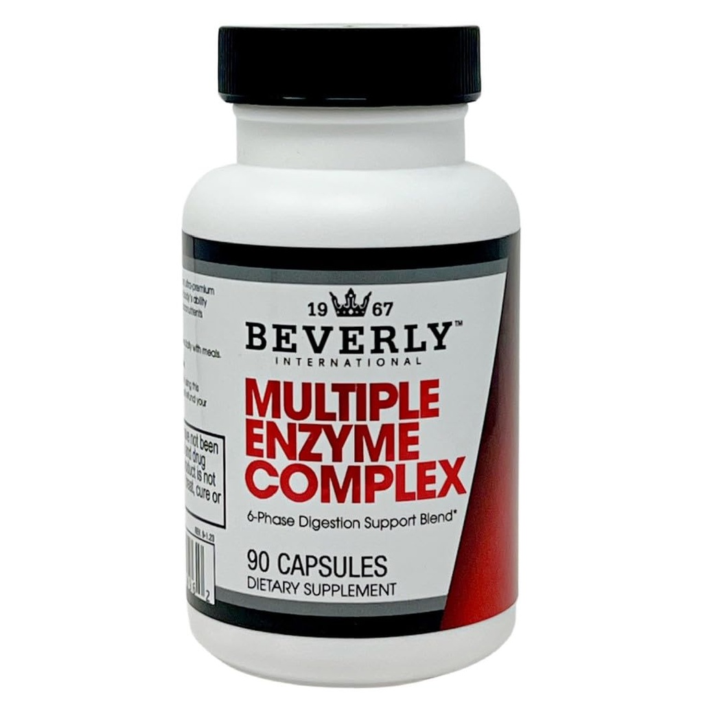 Beverly International (MEC Multiple Enzyme Complex, 90 kapsler. en Ultra-Premium Digestive Aid Hjelpe Kroppsbyggere, Atleter og Fitness Enthusists Digest deres måltider lettere. Ta med mat.