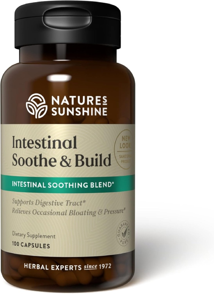 Naturens Sunshine Intestinal Soothe og bygge 100 kapsler