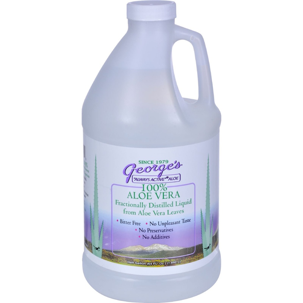 Aloe Vera væsker drikke 64 oz Georges alltid aktiv Aloe 64 Fl Oz (pakke med 1)