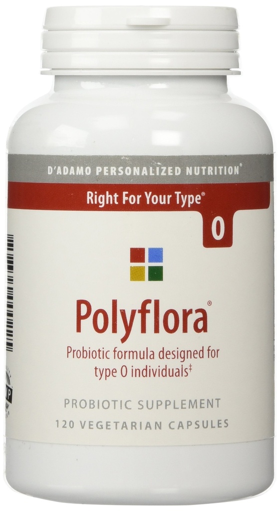 D'Adamo Personlig ernæring Polyflora O, 120 greve