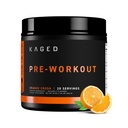 Aged Original Pre Workout pulver | Orange Crush | Pre-Workout med kreatin, Beta Alanine, L-Citrulline, BCAA | 274 mg organisk kaffe | Pre-tilskudd for menn og kvinner | 20 Serveringer