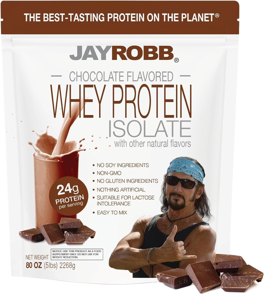 JAYROBB Whey Protein (5 pund, sjokolade)