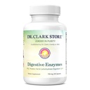 Dr. Clark Digestive Enzymes Supplement - 700 mg, 50 Gelatin kapsler, fremmer Digestive Helse & Gut funksjon