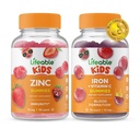 Livbar sink Kids + jern og vitamin C Kids, Gummies Bundle - Great Tasting, Vitamin Supplement, Glutenfri, GMO Gratis, Chewable Gummy