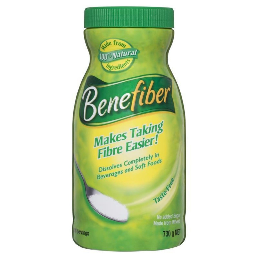 Benefiber 730gm Jumbo 25.75oz Fiber Supplement pulver 208 serverer