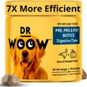 Probiotika for hunder, Pet Dog Probiotika og digestive enzymer, Duck & Pumpkin Flavor Hunde Probiotiske kosttilskudd, Hundevitaminer Hunde Probiotiske Chews og Prebiotika for hunder, Hunde Gas Relief