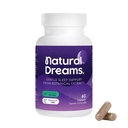 Univera 1mg Melatonin, Naturlige drømmer, Botaniske og herbal ingredienser, støtte søvnkvalitet, forfriskende morgen, 250mg Maizinol, søvnhjelp (60 kapsler, 30 dagers forsyning)