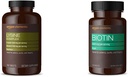 Elementer Lysinkompleks med vitamin C (1500 mg L-Lysin med 100 mg Vitamin C per servering - 3 tabletter), støtter immunhelse, vegetarisk, 195 tall (pakke kan variere) og elementer Vegan Biotin 5000 mg - Hår, hud, negler, 130 kapsler (4 måneders forsyning) (pakke kan variere)