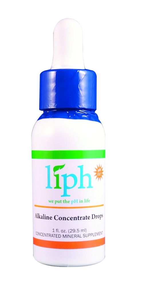 Liph løsninger Ultimate Ph Balance - 1 oz. Dropper Alkaline Flytende Silica Mineral Konsentrat