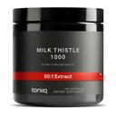 Toniiq Melke Thistle - Ultra høy styrke 50:1 Ekstrakt med 80% Silymarin - høyt konsentrert - tredjeparts lab testet - 240 kapsler