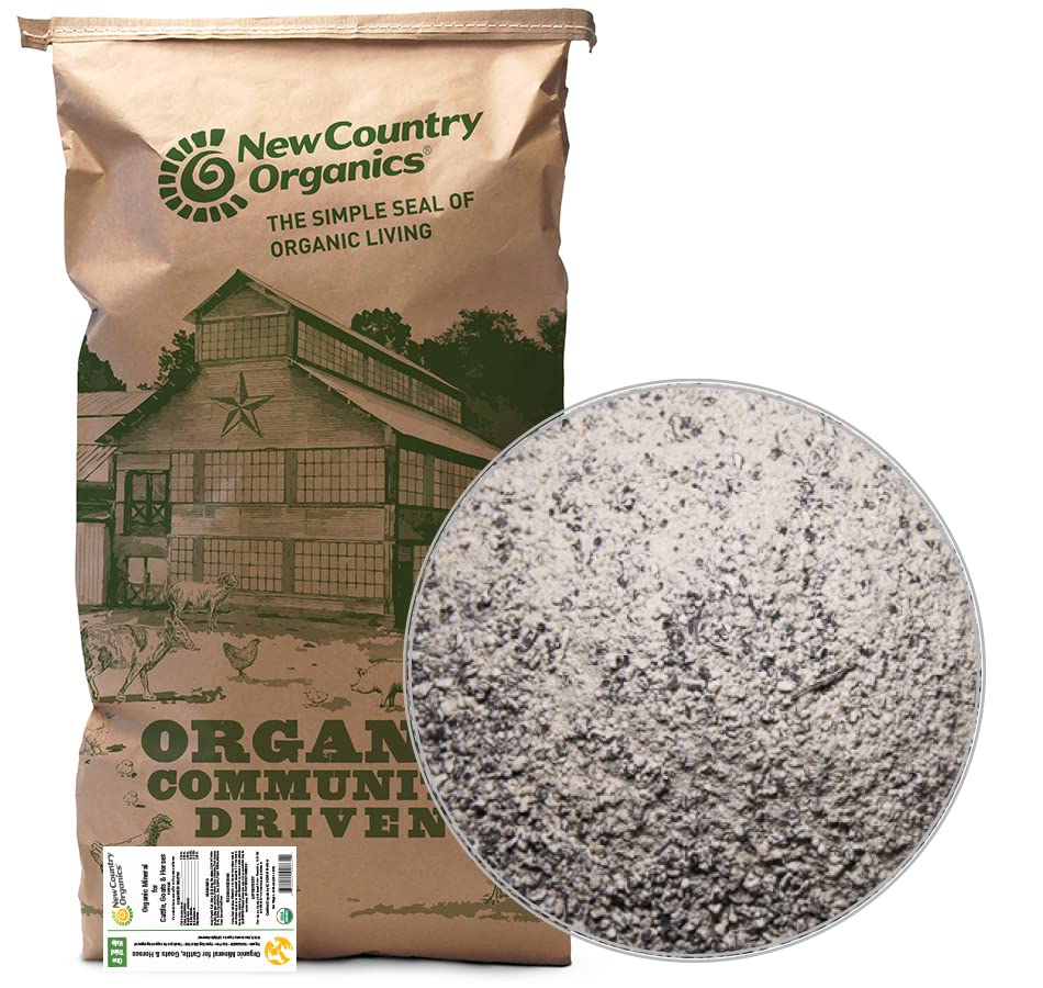 Ny Country Organics I Organic Kelp Supplement for kjøtt, geiter og hester I Certified Organic Non-GMO, Natural Mineral Blend I Sea Kelp pulver med essensiell kalsium og fosfor I 40 lbs