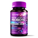 100 milliarder CFU Probiotic - Daglige Digestive Gut Helse Supplement for menn og kvinner - Lactobacillus acidophilus, Bifidobacterium & Prebiotika - Ikke-GMO, Gluten & Dairy Free, Shelf-Stable - 60 Kapsler