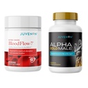 Juvenon BloodFlow-7 Nitric Oxid Supplement med nitrosigin + Alpha Gold Mann