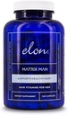Elon Matrix Man - 60 dagers forsyning - hårvekstvitaminer for menn - så Palmetto & Biotin avansert formel vitaminer - fremmer sunn beard vekst - (120 kapsler)