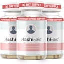 IBDassistTM Hashi Aid Thyroid støtte for kvinner og menn - Thyroid Supplement for Hashimotos sykdom og hypothyroidisme * - med Ashwagandha, Selenium, sink, essensielle vitaminer og mer - 30 kapsler (3 pakke)
