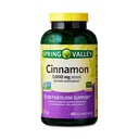 Spring Valley kanel kosttilskudd, 1000 mg, 400 greve - kanel kosttilskudd, kanelkapsler, kanel