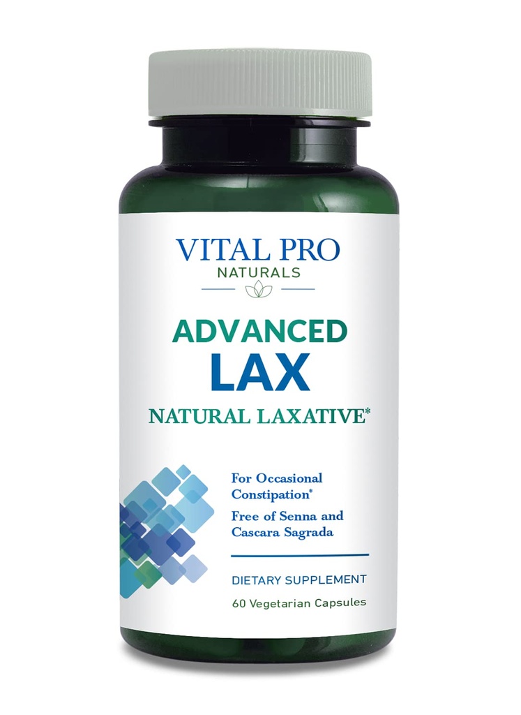 Vital Pro Naturals - Advanced Lax Natural Laxative Formula 60 Kapsler