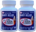 Hurtigvirkende Lactase 360 Caplets Generisk Lactase Fast Act 9000 FCC enheter per Caplet