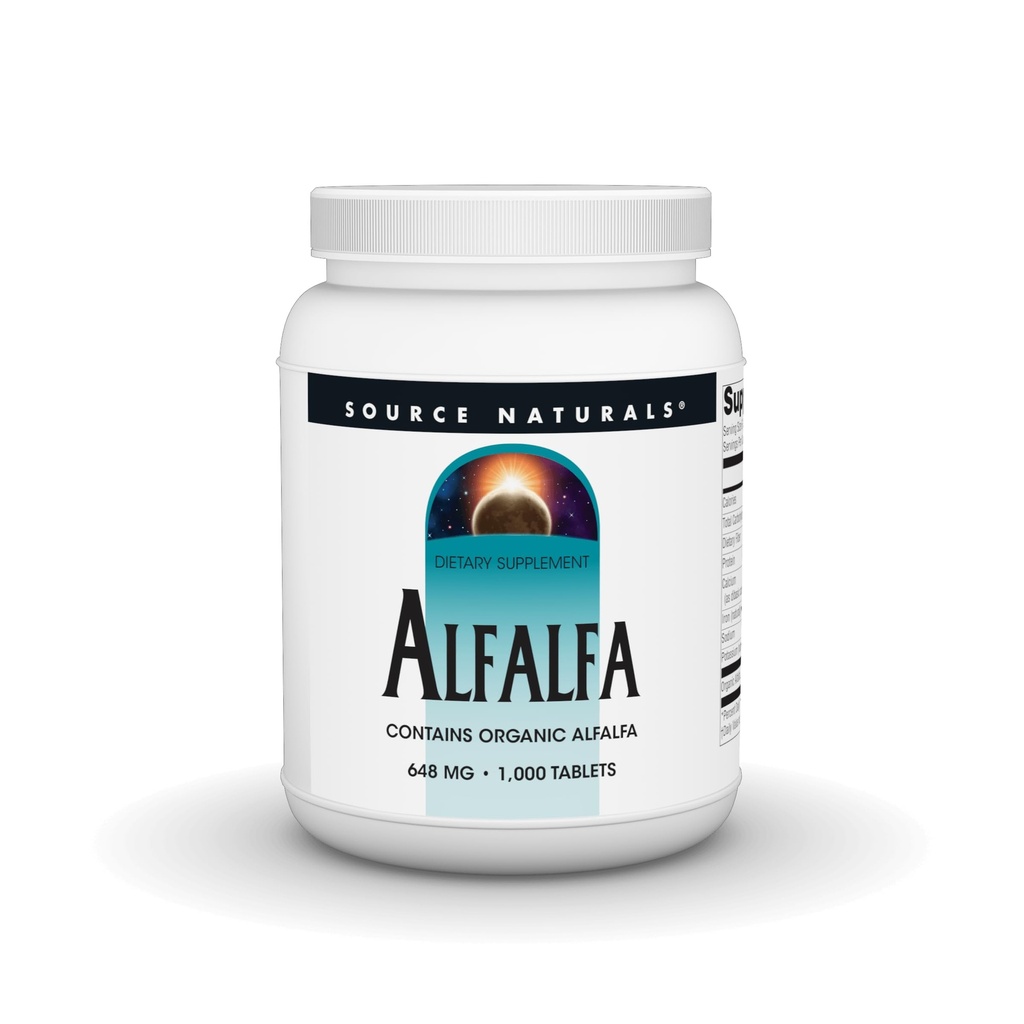 Kilde Naturals Alfafa 10 korn kosttilskudd - 1000 Tabletter