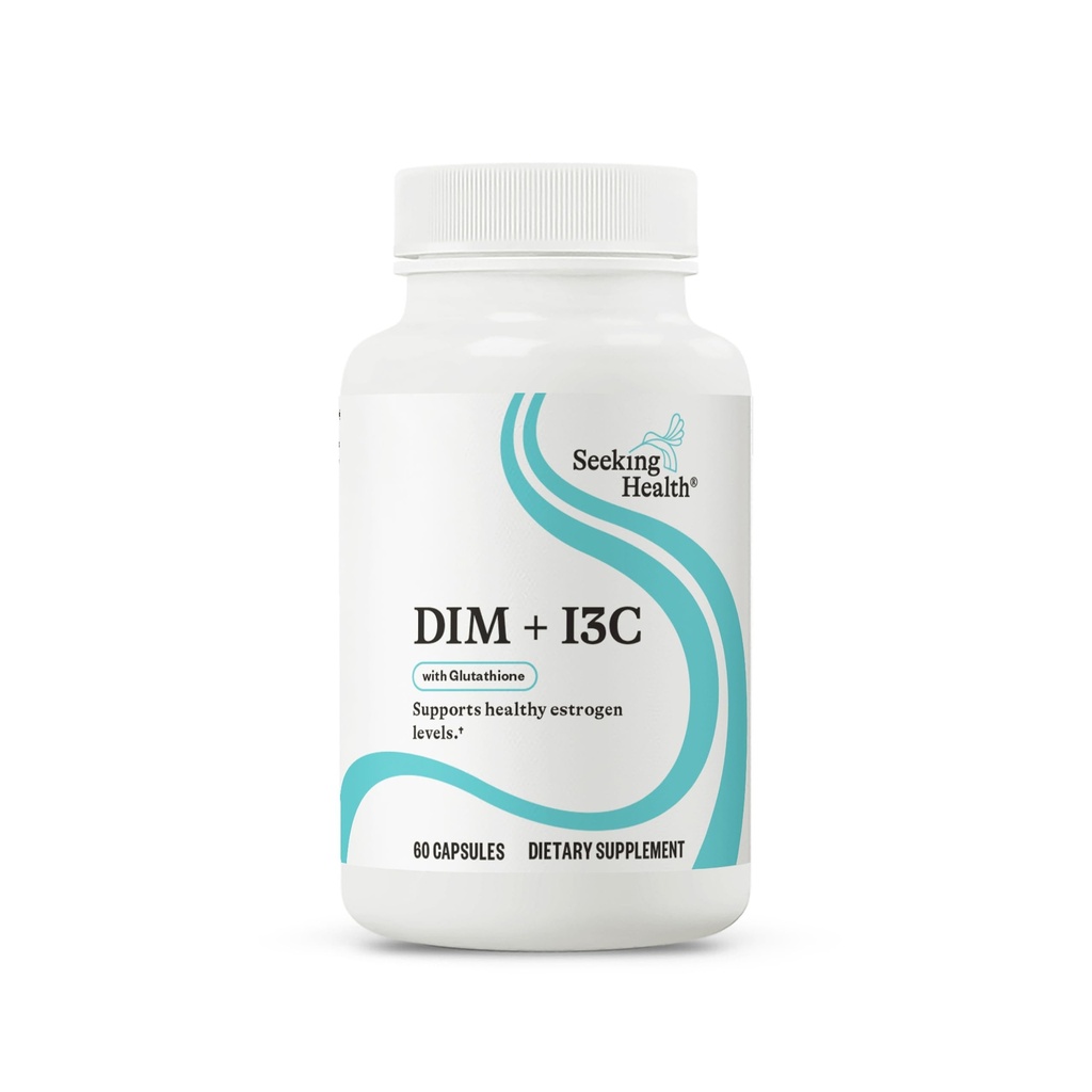 Søker helse DIM & I3C - Støtte Sunn levermetabolisme av østrogen - Formula med DIM & I3C å støtte sunn cellulær respons - 400 mg, 60 kapsler