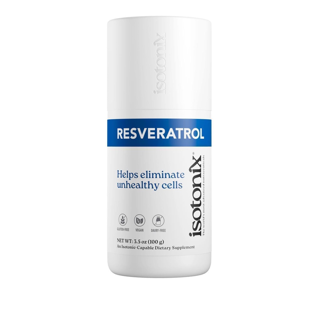 Isotonix Resveratrol Supplement med Resveravine, BioVin og VitaBlue for cellulær helse, antioksidant beskyttelse og kardiovaskulær støtte - 30 Services