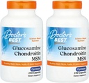 Legens beste, (2 Pack Glucosamine Chondroitin MSM med OptiMSM, 240 Veggie Caps