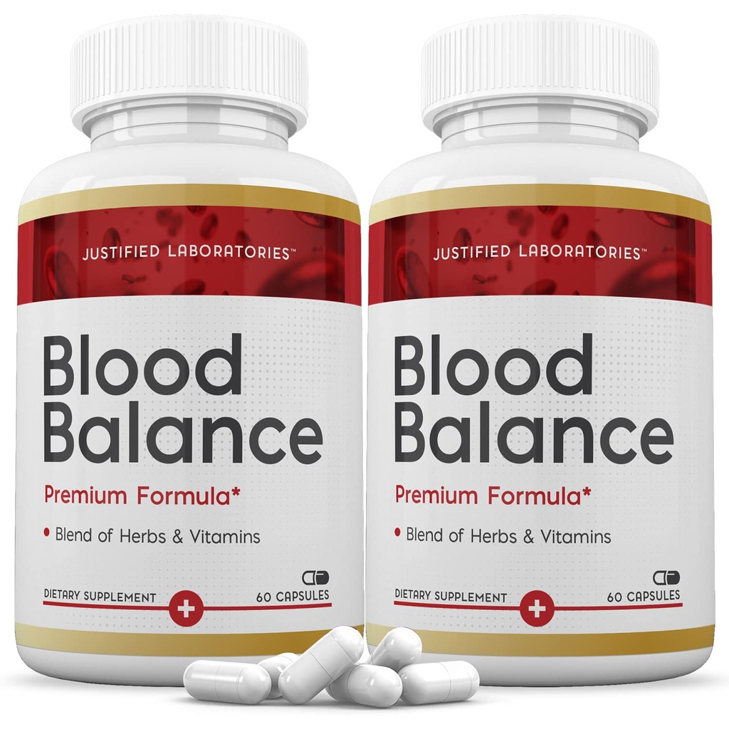 Begrunnet Laboratories (2 pakke blodbalanse avansert formel 620MG Supplerende piller 120 kapsler