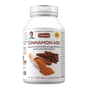 ANDREW LESSMAN Cinnamon 400 mg - 120 kapsler - høy styrke, standardisert ekstrakt. Ingen additiver. Små enkle å svelge kapsler