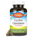 Carlson - Ceylon kanel, kaneltilskudd, 500 mg, kanelekstrakt piller, ceylon kanelkapsler, 90 kapsler.