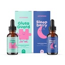 JoySpring SleepBerry flytende melatonin for barn og glutathion flytende for barn