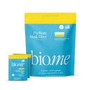 Psyllium Husk Fiber Lemonade 20 greve reisepakker (6g Per Packet) - Psyllium Husk pulver for digestiv helse og blomstring relief, glutenfri, sukkerfri prebiotiske fiber pulver, ikke-GMO Supplement