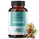 HERBAMAMA Pine Bark ekstrahere kapsler - 400mg Fransk Maritime Pine Bark Extract pulver for antioksidant støtte - Vegansk, ikke-GMO Pinus Pinaster Supplement