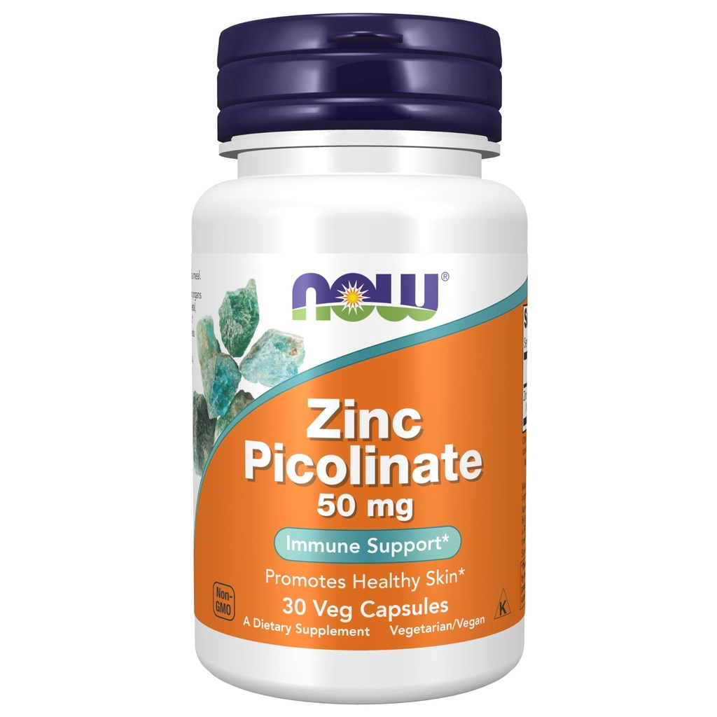 NU Mattilskudd, Sink Picolinat 50 mg, støtter enzyme funksjoner*, immunstøtte*, 30 Veg Kapsler