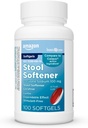 Basic Care Stool Softener Laxativ, Dokusat Natrium 100 mg, Softgels, For lindring, 100 greve