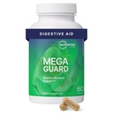 Microbiome Labs MegaGuard Gut Helse Supplements - Ginger Root, Licoris Root & Artichoke Leaf ekstrakt for å støtte Digestiv Helse og Avslappende Gas - for kvinner, menn og barn 8+ (60 kapsler)