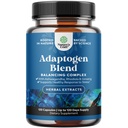 Herbal Adaptogen Mood Support Supplement - beroligende Adaptogens Supplement for Stress & Cortisol Management med Ashwagandha Rhodiola Rosea & Maca Root - Vegansk ikke GMO & Daytime Vennlig -120ct