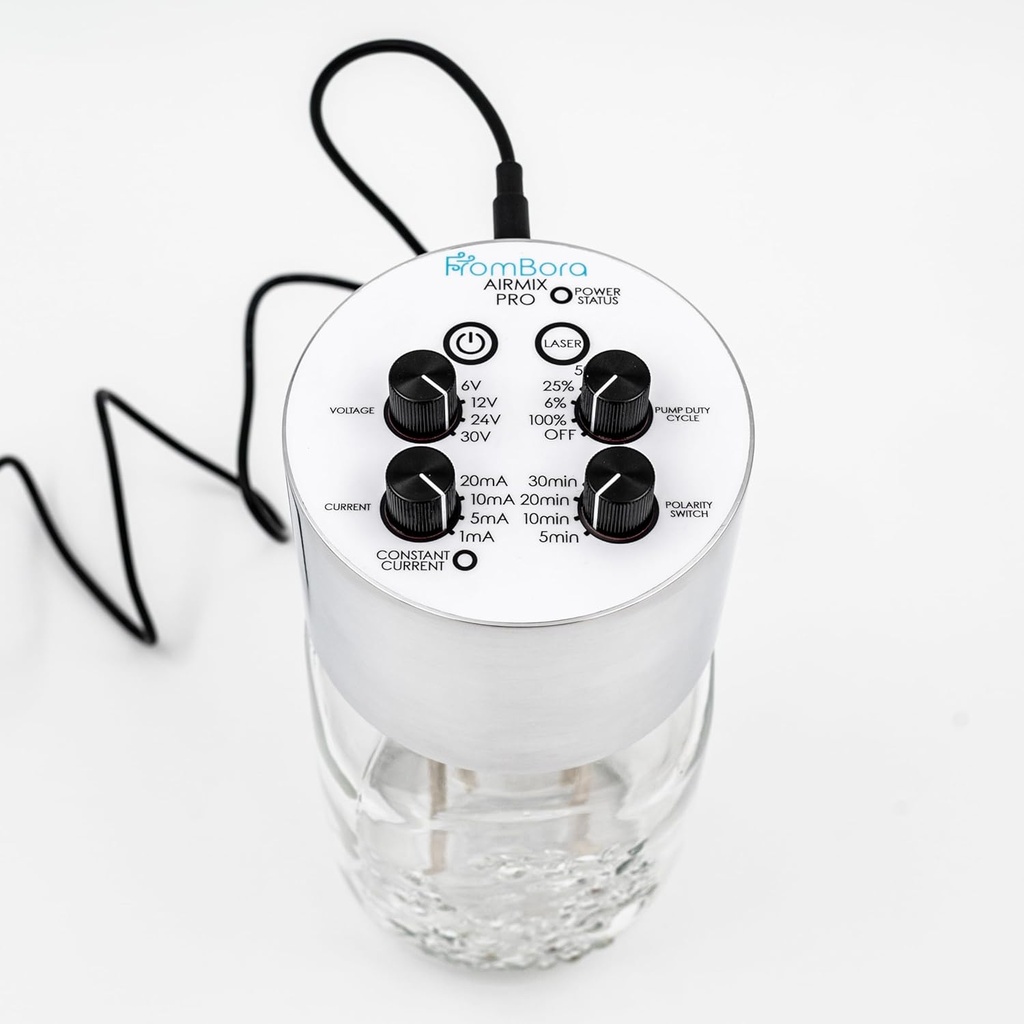 AirMixPRO Colloidal Silver Generator Kit - 7-Piece sett med ren sølvplater, TDS Meter, vann jonizer, reiseveske (pakke av 1)