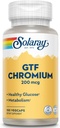 Solaray GTF Chromium Capsules, 200mcg | 100 greve | Pakke med 3