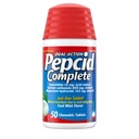 Pepcid Complete Acid Reduser + Antacide for syre Reflux, 10 mg famotidin, 800 mg kalsiumkarbonat & 165 mg Magnesiumhydroksid per Heartburn Medisin Tablett, Antacide Chews, Mint, 50 ct