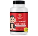 Charcoal House Chewable Aktivert Charcoal Tabletter for barn Naturlig, Vegan, Ikke-GMO & Glutenfri | for tenner, mage, gass og tristhet | USP Food Grade | 135 ct.