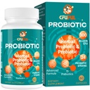 Probiotika for kvinner og menn - 300 milliarder CFU, 24 strimler probiotiske + 15 organiske urter prebiotika blanding, for total Digestiv Gut helse, immunforsvar, lindring og bleking, hylle stabil - 2 måneders forsyning