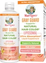 MaryRuth Organics Gray Guard Liposomal, støtter naturlig hår farge, med kobber og pantotensyre, Hellig Basil og tradisjonelle urter, vitamin E & vitamin B for generell helse, alder 18+, 15.22 Fl oz