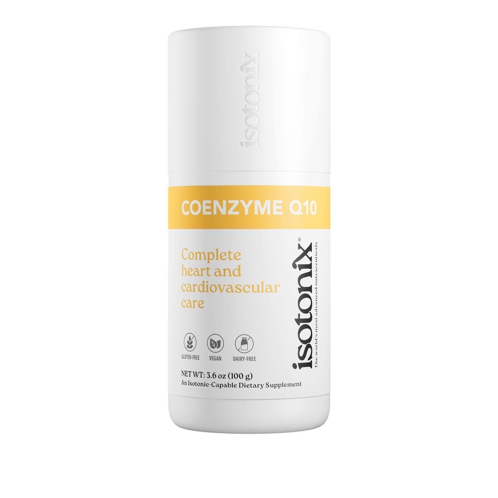 Isotonix Best CoQ10 Supplement - høy absorpsjon Coenzym Q10 for hjerte helse, energi og antioksidant støtte - Ubiquinon CoQ10, vitamin Q10 Supplement, 30 Services