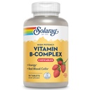 SOLARAY vitamin B-kompleks Chewables, Jordbær, sunn energi, rød blodcelle, stress og metabolisme støtte, 50 tabletter