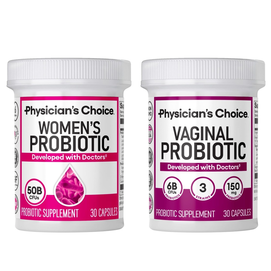 Legens CHOICE Feminine Power Duo Bundle - Vaginal Probiotic + Womens Probiotic