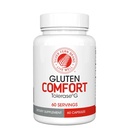 Sølv Fern Gluten Komfort med Tolerase G - 1 flaske - 60 kapsler - Digestiv Enzyme laget spesielt å bryte ned og Digest Glutenprotein