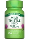Naturens Sannhet Melk Thistle Seed Extract ® Herbal Supplement ® 100 Kapsler ® Ikke-GMO & Glutenfri