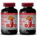 mannlige økende piller øke størrelsen - MAKE MIN PEPPER BIG - NATURAL MALE ENLARGEMENT, Maca, L-Arginine, Longjack piller, mannlige ytelse forsterker, tongkat ali for menn, mannlige libido piller, 2 Bot 120 Caps