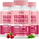 Ny AGE Vaginal Probiotika for kvinner med prebiotika, Cranberry Extract, og en Lactobacillus Probiotic Blande, støtter sunn pH balanse, Odor Control, Vaginal Flora - 180 Kapsler