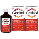 Geritol flytende vitamin og jerntilskudd, energi støtte, inneholder høy potens B-vitaminer og jern, Pleasant Tasting, lett å svelge, Ingen kunstige søtstoffer, ikke-GMO, 12 Oz, 2 pakke